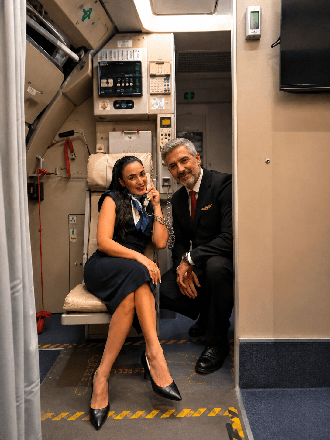 Tripulantes de cabina de diferentes edades durante su formación en Pro Fly Academy